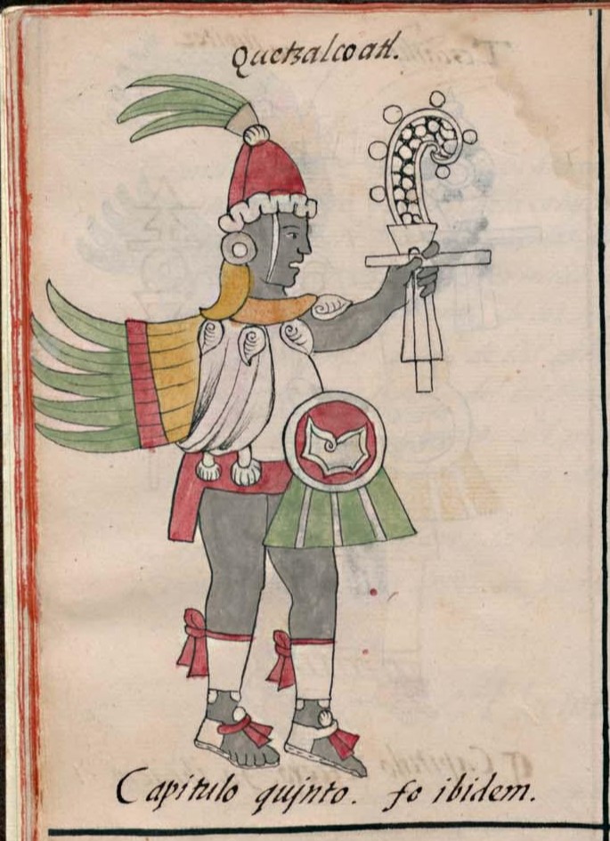 Florentino I 1v, Quetzalcohuatl
