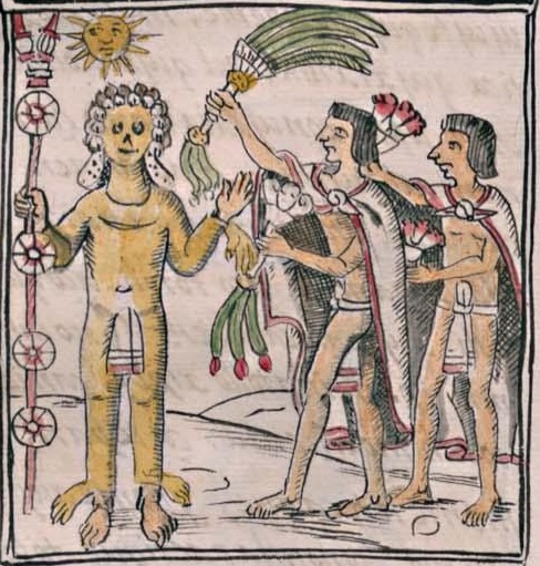 Florentino II 20v, Tlacaxipehualiztli, Xipe-Totec