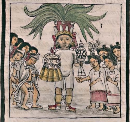 Florentino II 30v, Toxcatl, Tezcatlipoca