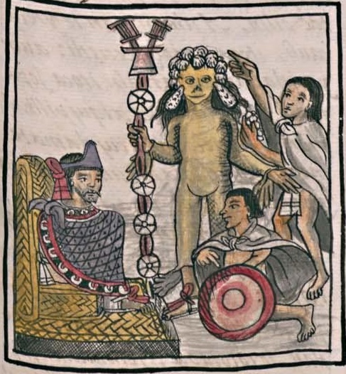 Florentino II 32r, Toxcatl, Xipe-Totec, Moteuczoma