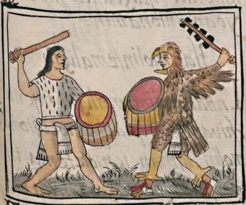 Florentino II 126r, tlahuahuanaliztli, Tlacaxipehualiztli
