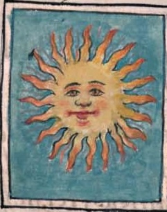 Florentino VII 1v, Tonatiuh