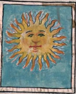 Florentino VII 1v, Tonatiuh