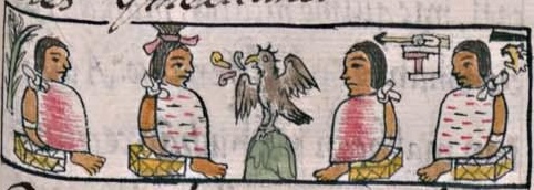 Florentino IX 2r, Itzcuauhtzin, Tlatelolco, Tlacochcalcatzintli, Totozacatzin, Cuauhtlatoque, Tlacatecatzintli