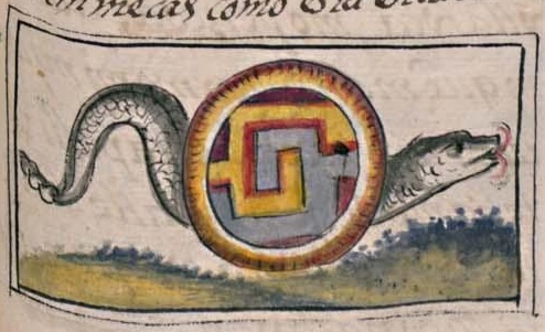 Florentino XI 85r, chimalcohuatl