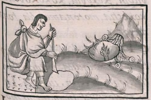 Florentino XI 207r, tlacatl, tataca, tlaeltetl, tlecuezallotl, tlemoyotontli