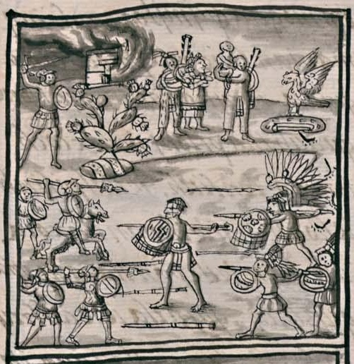 Florentino XII 60r, Tenochtitlan, Tlatelolco, Cuauhtlatoque