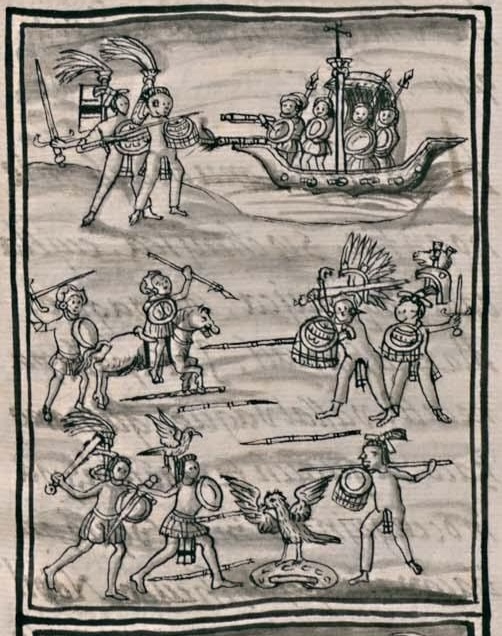 Florentino XII 61r, Tlatelolco, Cuauhtlatoque