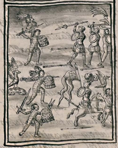 Florentino XII 61r, Tlatelolco, Cuauhtlatoque