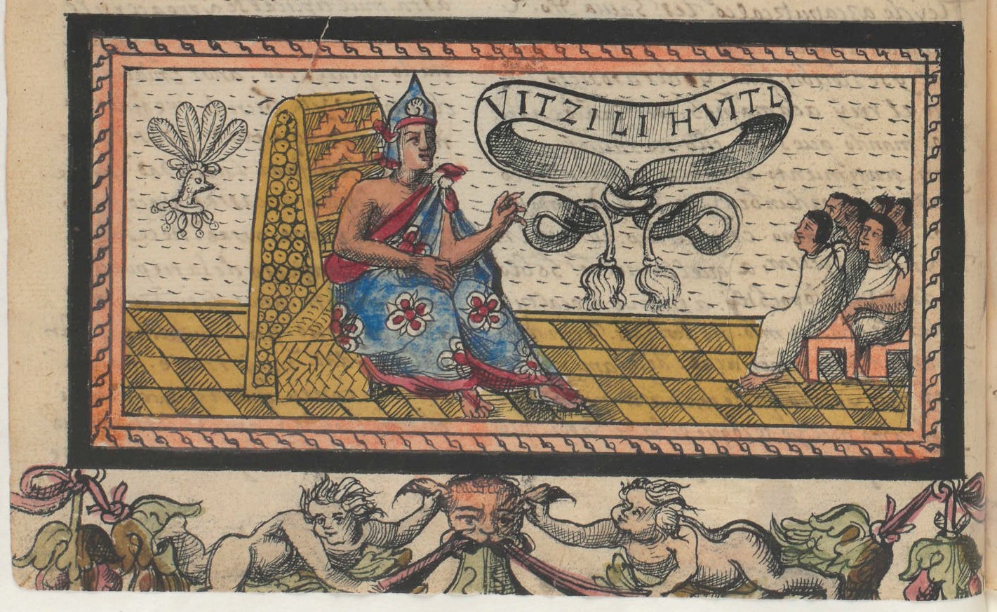 Durán I 19v, Huitzilihuitl