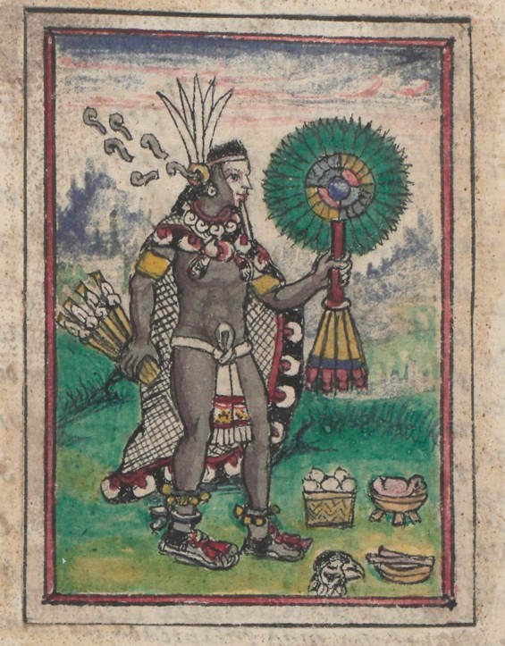 Durán II 241r, Tezcatlipoca