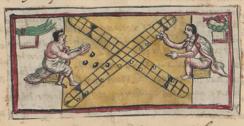 Durán II 309v, patolli