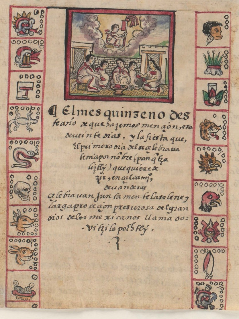 Durán III 340v, Panquetzaliztli