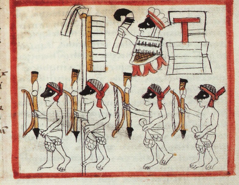 Matritense P I 252r, Quecholli, Mixcohuatl