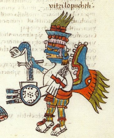 Matritense P I 261r, Huitzilopochtli