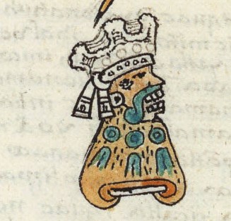 Matritense P I 282v, Tlaloc, quiyahuitl