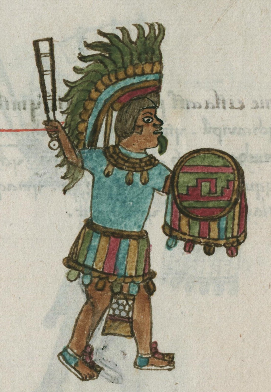 Matritense R I 72r, Ce tlacatl tlatoani pilli