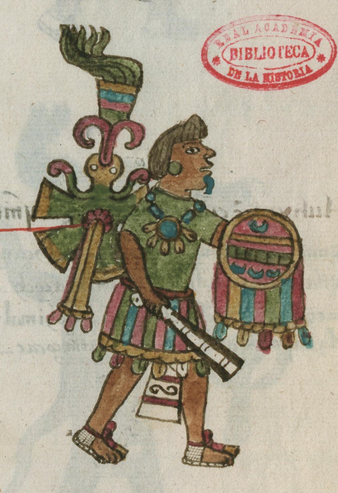 Matritense R I 72r, Ce tlacatl tlatoani pilli