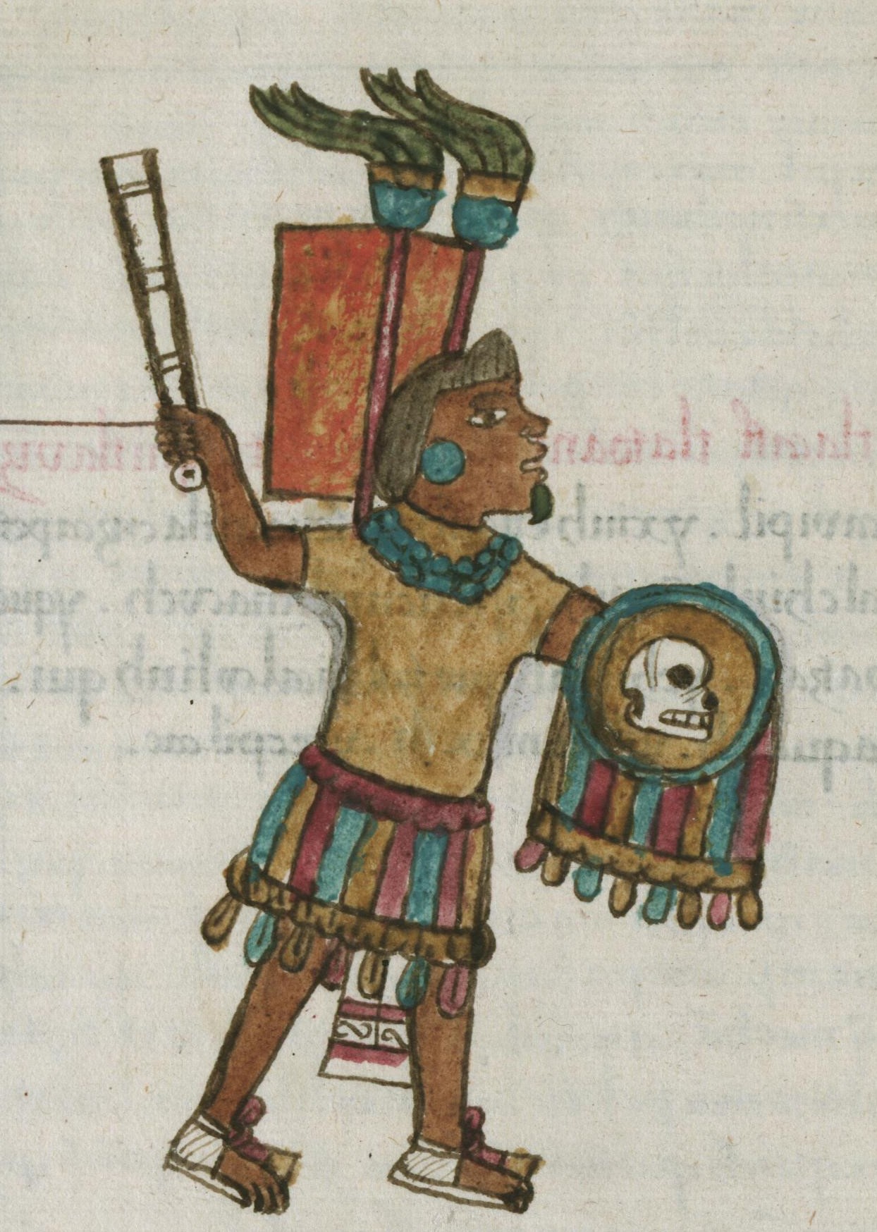 Matritense R I 72v, Ce tlacatl tlatoani pilli