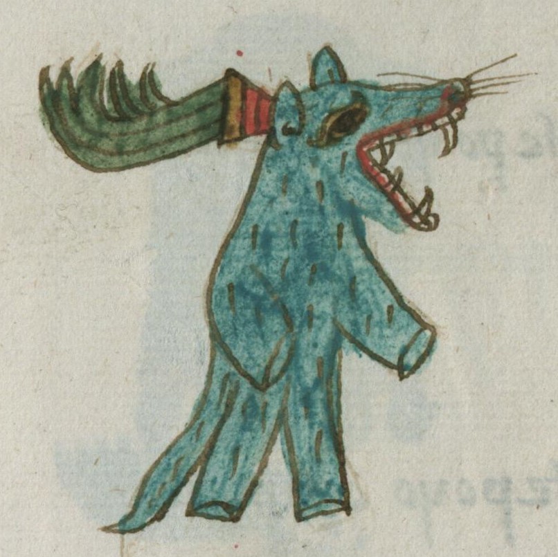 Matritense R I 75r, xiuhcoyotl