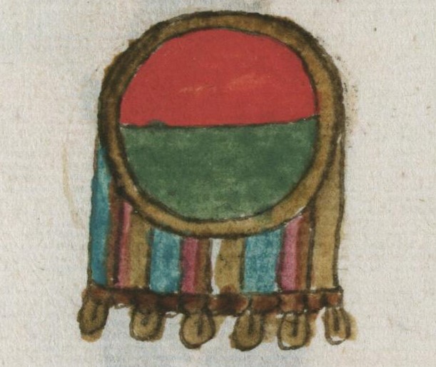 Matritense R I 75v, quetzalpoztecqui chimalli