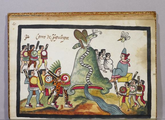 Tovar I 177r, Chapoltepec, Huitzilihuitl