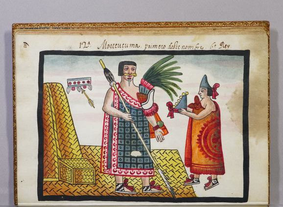 Tovar I 217r, Moteuczuma, Ilhuicamina