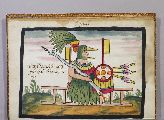 Tovar I 239r, Huitzilopochtli